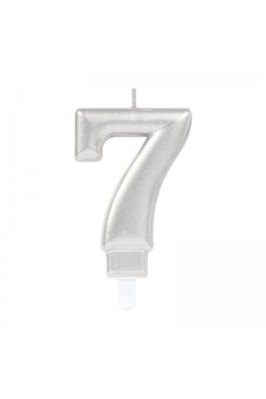 7 Rakam Mum Gümüş Renk&hellip;