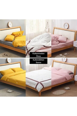 8 Adet Mantar Model Yorgan Kılıfı Ve Çarşaf Tutucu Sabitleyici…