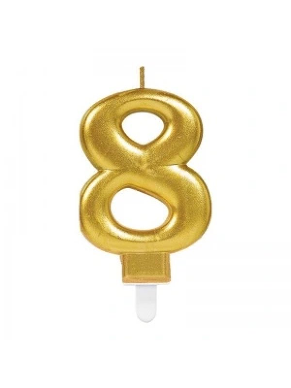 8 Rakam Mum Gold Renk&hellip;