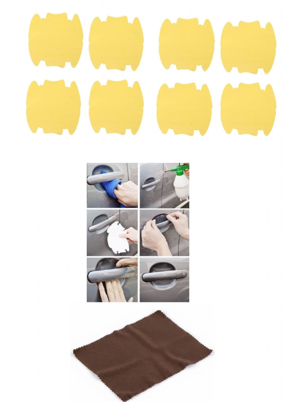 9lu Set Araba Kapı Kolu Koruyucu Çizilme Önleyici Şeffaf Sticker Film &hellip;