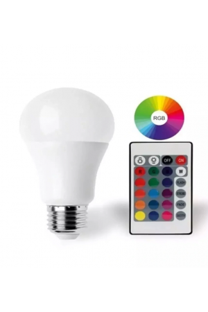 9w E27 Rgb Ve Beyaz Işık Kumandalı Ampul… 9w E27 Rgb Ve Beyaz Işık Kumandalı Ampul…