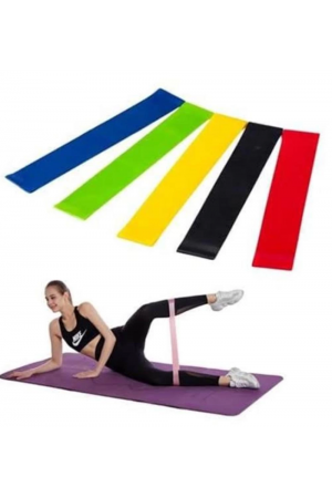 Aerobik Bant 5 Li Pilates Yoga Bandı *… Aerobik Bant 5 Li Pilates Yoga Bandı *…