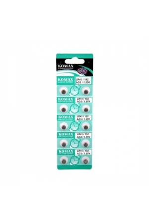 Ag3 Saat Pili - Düğme Pil 10lu Paket Lr41/192 1.55v…