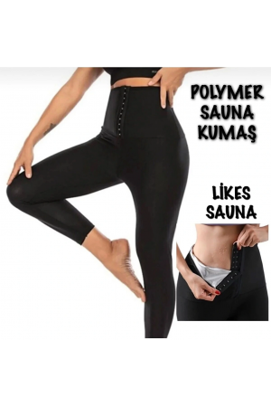 Agraflı Termal Sauna Tayt ( M ) Neotex Agraflı Terletme Taytı…