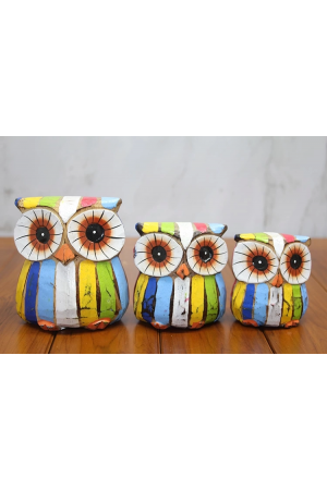 Ahşap 3'lü Baykuş Seti Polos:4… Ahşap 3'lü Baykuş Seti Polos:4…