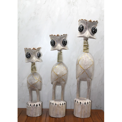 Ahşap 3'lü Deve Kuşu Seti 90 Cm Trendy:7