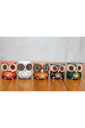 Ahşap 5'li Baykuş Seti Polos:8… Ahşap 5'li Baykuş Seti Polos:8…