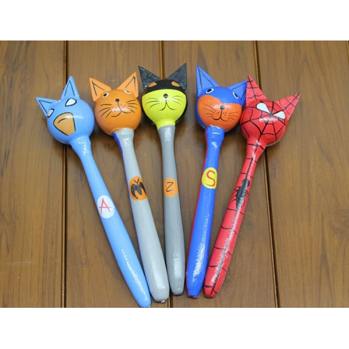 AhÅŸap 5'li Marakas Seti Polos:12 AhÅŸap 5'li Marakas Seti Polos:12