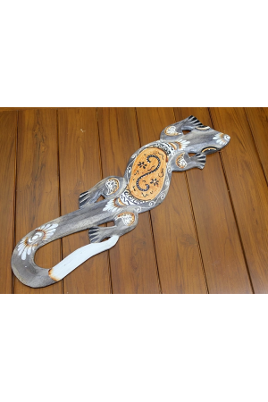 Ahşap Duvara Asmali Kertenkele Figürü Galileo-21&hellip;