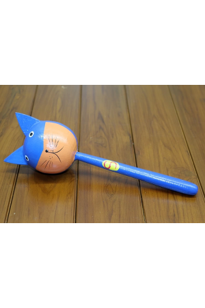 Ahşap Kedili Marakas Tekli Polos:27&hellip;