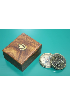 Ahşap Kutulu Pirinç Pusula 16223&hellip;