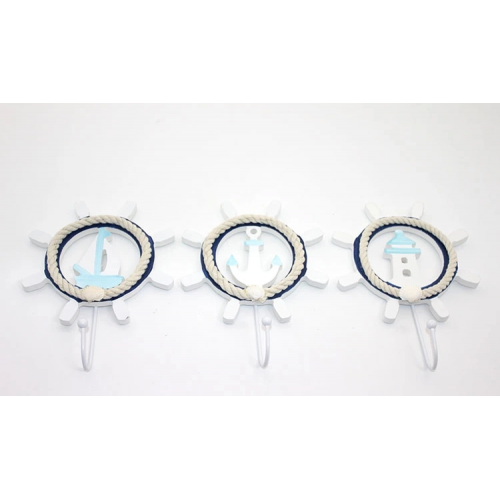 Ahşap Marin Dümenli Askılık Alk2476