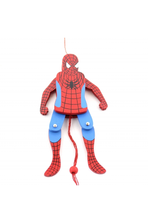 Ahşap Salanan Örümcek Adam Figürü Alk1195… Ahşap Salanan Örümcek Adam Figürü Alk1195…