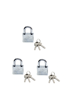 Akıllı Anahtarlı Asma Kilit 3lü Set - Mastercare Tri-moon Master Anaht&hellip;