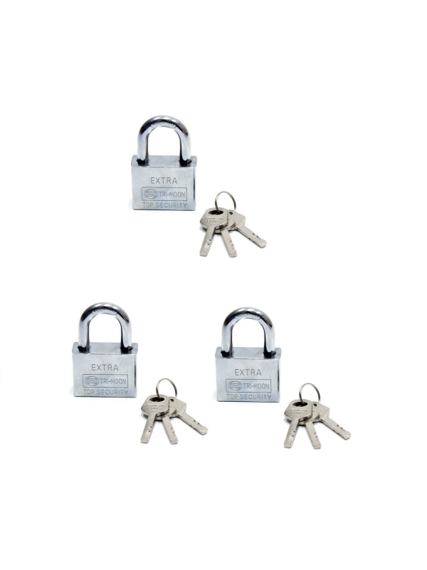 Akıllı Anahtarlı Asma Kilit 3lü Set - Mastercare Tri-moon Master Anaht… Akıllı Anahtarlı Asma Kilit 3lü Set - Mastercare Tri-moon Master Anaht…