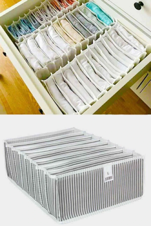 Akordiyon Çekmece  Düzenleyici Organizer 8 Gözlü L Beden Çorap Ç…