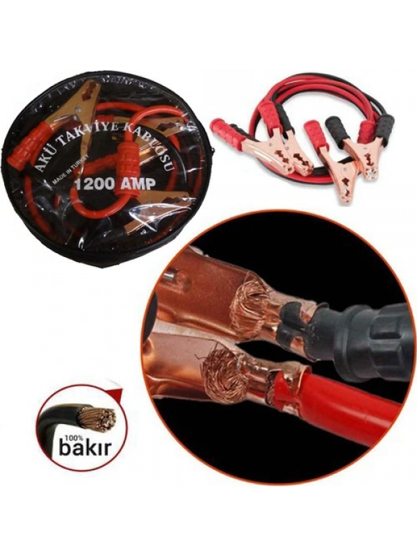 Akü Takviye Kablosu 1200 Amper (taşıma Çantalı)&hellip;