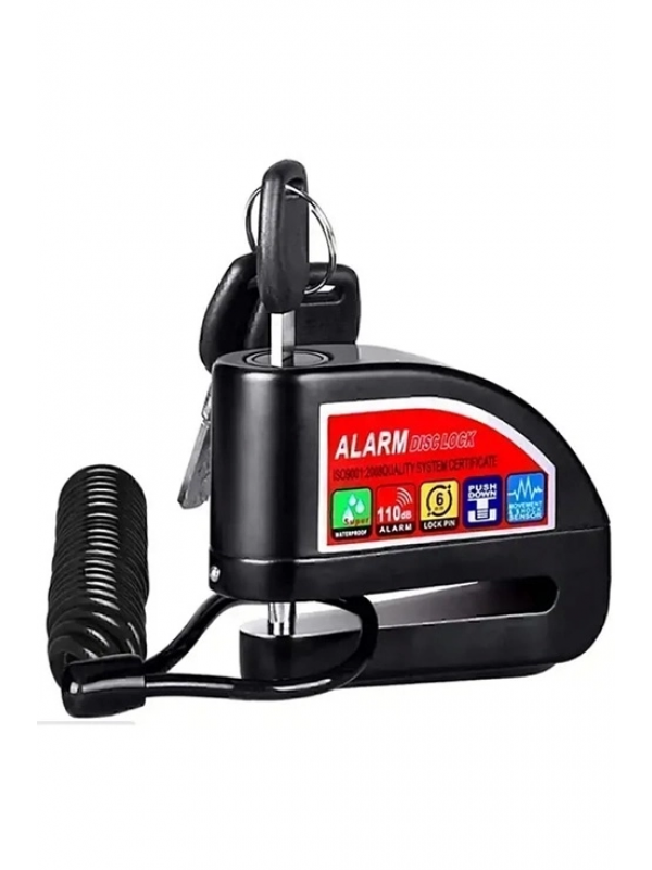 Alarmlı Disk Kilidi Motorsiklet Scooter Bisiklet Sesli Alarm 110 Desibel &hellip;