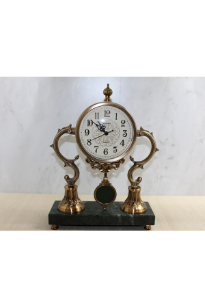 Altı Mermer Sarkaşlı Masa Üstü Saat Alk4321…