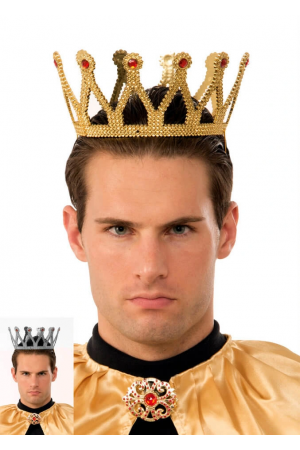 Altın Renk Çocuk Ve Yetişkin Uyumlu Kral Tacı… Altın Renk Çocuk Ve Yetişkin Uyumlu Kral Tacı…