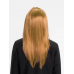 Altın Renk Düz Kesim İçi Astarlı Uzun Parti Peruğu Takma Saç