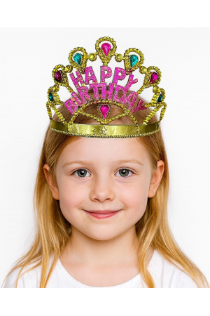 Altın Renk Happy Birthday Yazılı Doğum Günü Tacı 60 Cm… Altın Renk Happy Birthday Yazılı Doğum Günü Tacı 60 Cm…