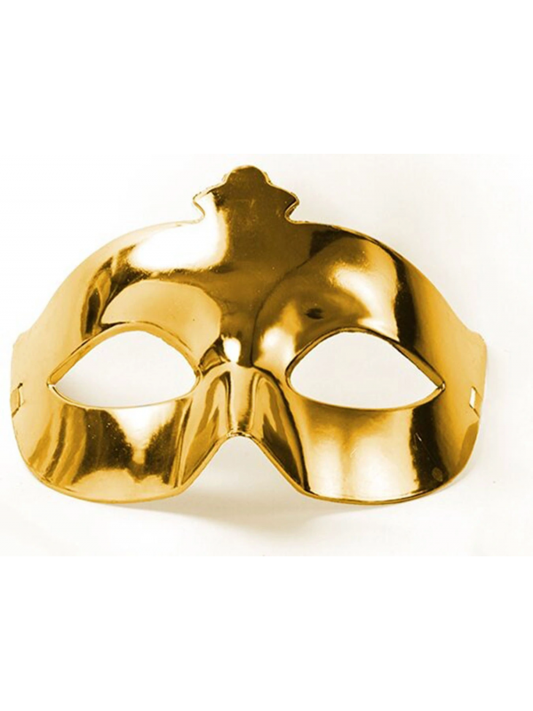 Altın Renk Kostüm Partisi Ekstra Parlak Balo Maskesi 15x10 Cm&hellip;