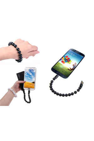 Android Boncuk Tasarımlı Bileklik Şeklinde Şarj Data Kablosu… Android Boncuk Tasarımlı Bileklik Şeklinde Şarj Data Kablosu…