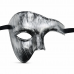 Antik Eskitme Gümüş Erkek Yarım Maske - Phantom & Balo Maskesi Antik Eskitme Gümüş Erkek Yarım Maske - Phantom & Balo Maskesi