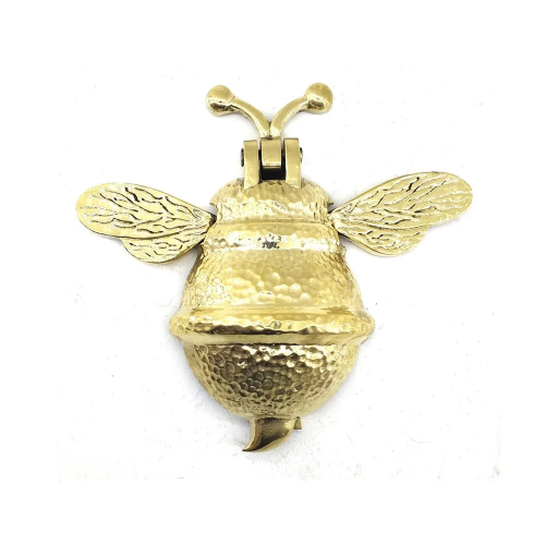 Antika Tarz Dekoratif Pirinç Arı Kapı Tokmağı, Taktak - Büyük, 163x150mm, Sarı Antika Tarz Dekoratif Pirinç Arı Kapı Tokmağı, Taktak - Büyük, 163x150mm, Sarı