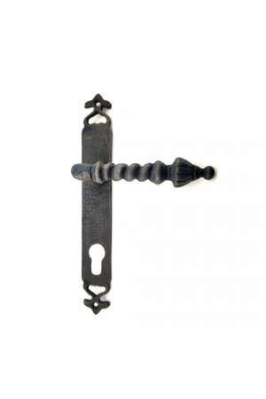 Antika Tarz Dekoratif Pirinç Burma Banyo Kapı Kolu - 247x35 Mm, Oksit&hellip;