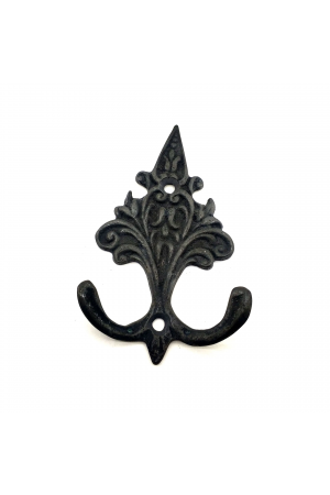 Antika Tarz Dekoratif Pirinç Çam Figürlü Askı - 98x57 Mm, Oksit…