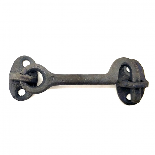 Antika Tarz Dekoratif Pirinç  Çengeli - 8,5cm, Oksit