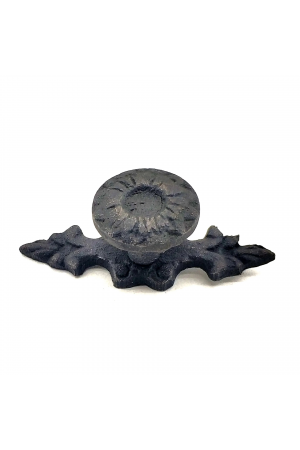 Antika Tarz Dekoratif Pirinç Çiçek Düğme - 20x53 Mm, Oksit…