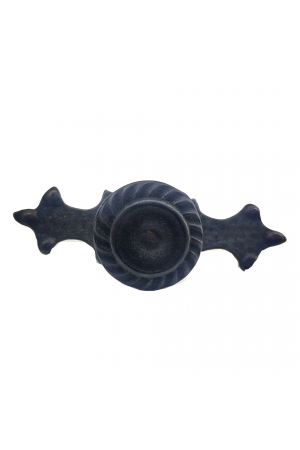 Antika Tarz Dekoratif Pirinç Çizgili Düğme - 35x100 Mm, Büyük, O…