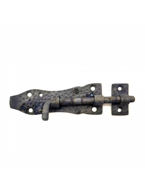 Antika Tarz Dekoratif Pirinç Dövme Kapı Sürgüsü - 7cm, Oksit&hellip;