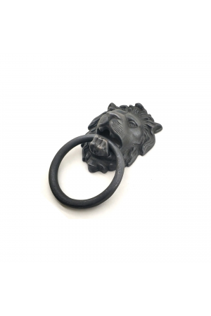 Antika Tarz Dekoratif Pirinç  Kapı Tokmağı, Taktak - 102x130 Mm, Oksit&hellip;