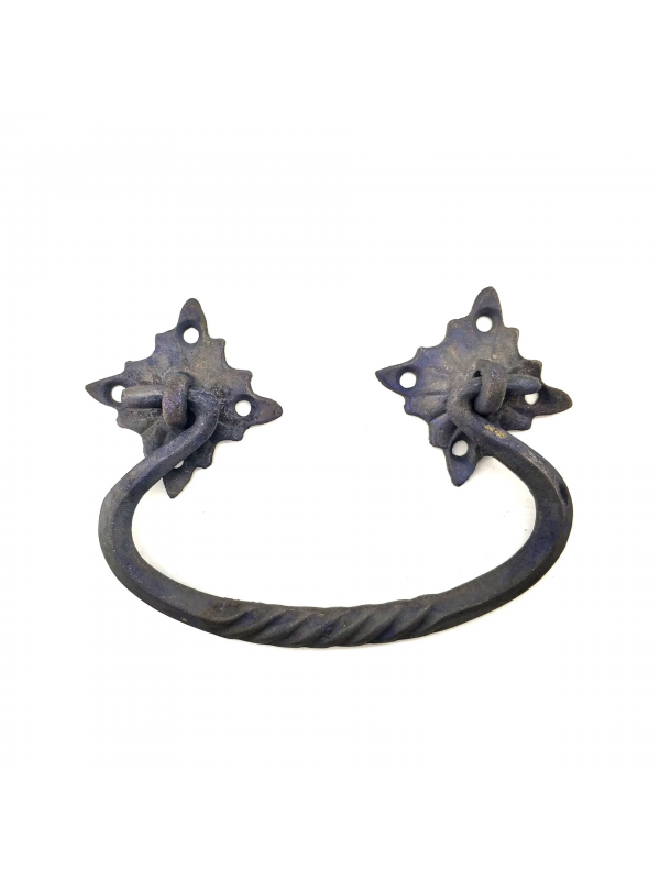 Antika Tarz Dekoratif Pirinç Kazan Kulbu - 90x130 Mm, Oksit&hellip;