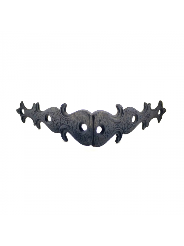 Antika Tarz Dekoratif Pirinç Kelebek Gönye - Yan, 105x105 Mm, Oksit&hellip;