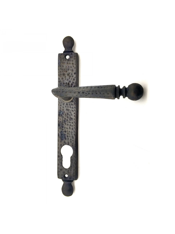 Antika Tarz Dekoratif Pirinç Misket Oda Kapı Kolu - 245x34 Mm, Oksit&hellip;