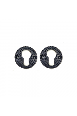 Antika Tarz Dekoratif Pirinç Oda Kilit Rozeti - 49mm, Oksit&hellip;