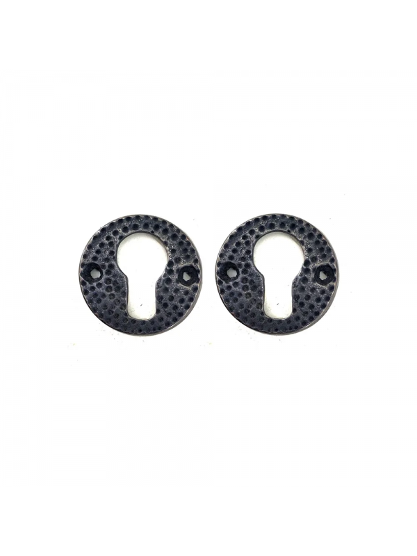 Antika Tarz Dekoratif Pirinç Oda Kilit Rozeti - 49mm, Oksit&hellip;