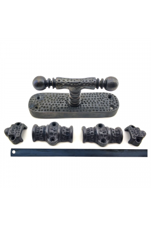 Antika Tarz Dekoratif Pirinç Üstten İspanyolet - 133x40 Mm, Oksit&hellip;