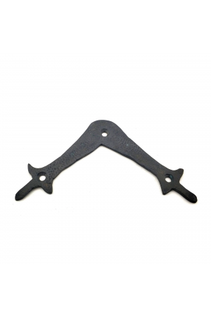 Antika Tarz Dekoratif Pirinç Zambak Gönye - Üst, 107x107 Mm, Oksit&hellip;