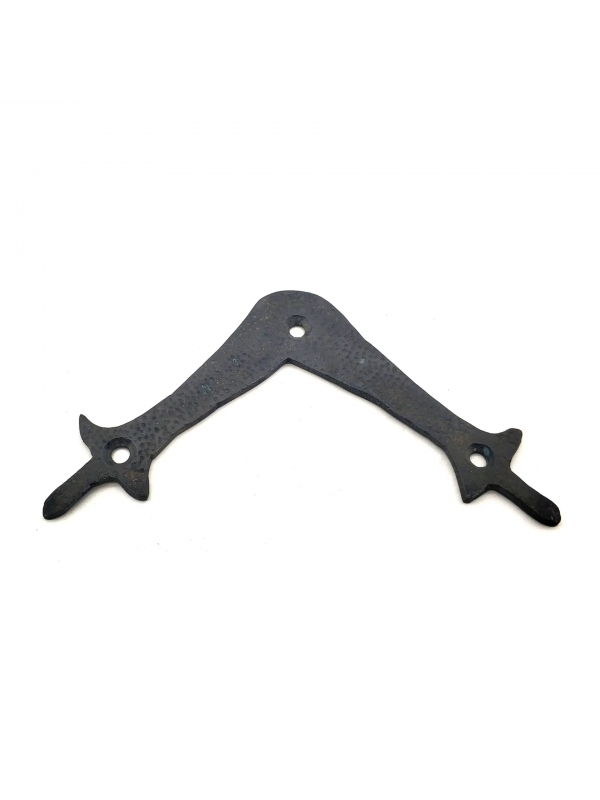 Antika Tarz Dekoratif Pirinç Zambak Gönye - Üst, 107x107 Mm, Oksit&hellip;