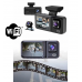 Araç Kamerası - 3 Kameralı Wifi Ön , İç Ve Arka Full Hd Dvr Araç İçi Ekranlı Kamera