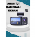Araç Kamerası - 3 Kameralı Wifi Ön , İç Ve Arka Full Hd Dvr Araç İçi Ekranlı Kamera