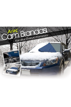 Araç Kar Buz Önleyici Büyük Boy Araç Ön Cam Brandası (150 Cm X … Araç Kar Buz Önleyici Büyük Boy Araç Ön Cam Brandası (150 Cm X …
