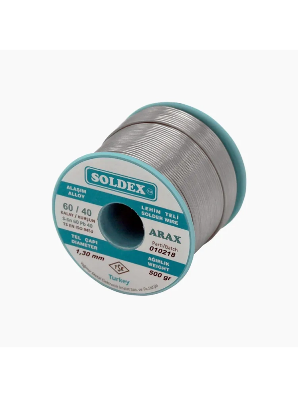 Arax 60-40 Lehim Teli 500 Gr 1 Mm - Sn:60 / Pb:40&hellip;