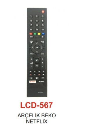 Arçelik - Beko 3d Smart  Netflix Tv Kumandası - Lcd 567…